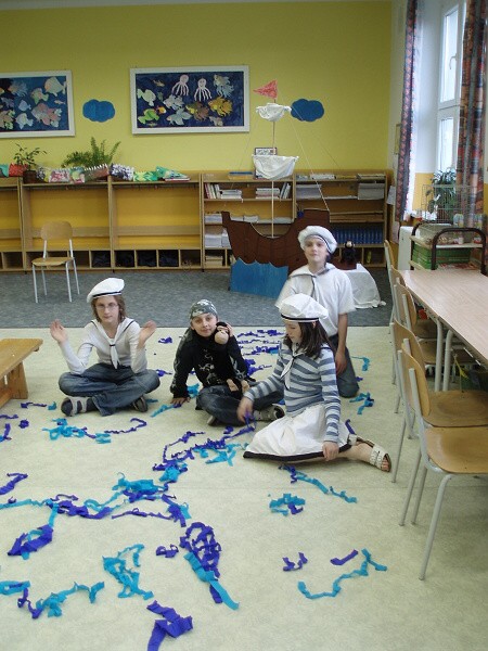 Zpis naneisto - cesta za pokladem